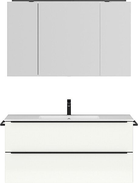 nobilia® Badmöbel-Set »Levere« vormontiert, mit Soft-Close, 2 Stk. tlg. günstig online kaufen