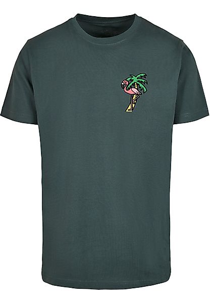 MisterTee Kurzarmshirt "MisterTee Herren Flamingo T-Shirt Round Neck" günstig online kaufen