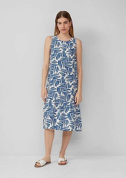 s.Oliver Maxikleid Midikleid aus strukturiertem Viskosemix günstig online kaufen