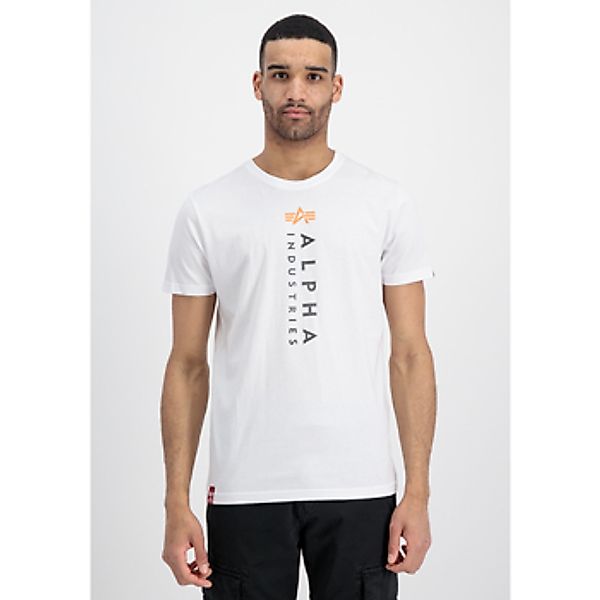 Alpha  T-Shirt Relaxed Print T - white günstig online kaufen
