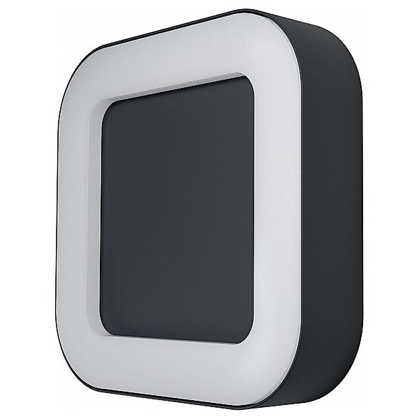 LED Wandleuchte Endura in Dunkelgrau 13W 480lm IP44 eckig günstig online kaufen