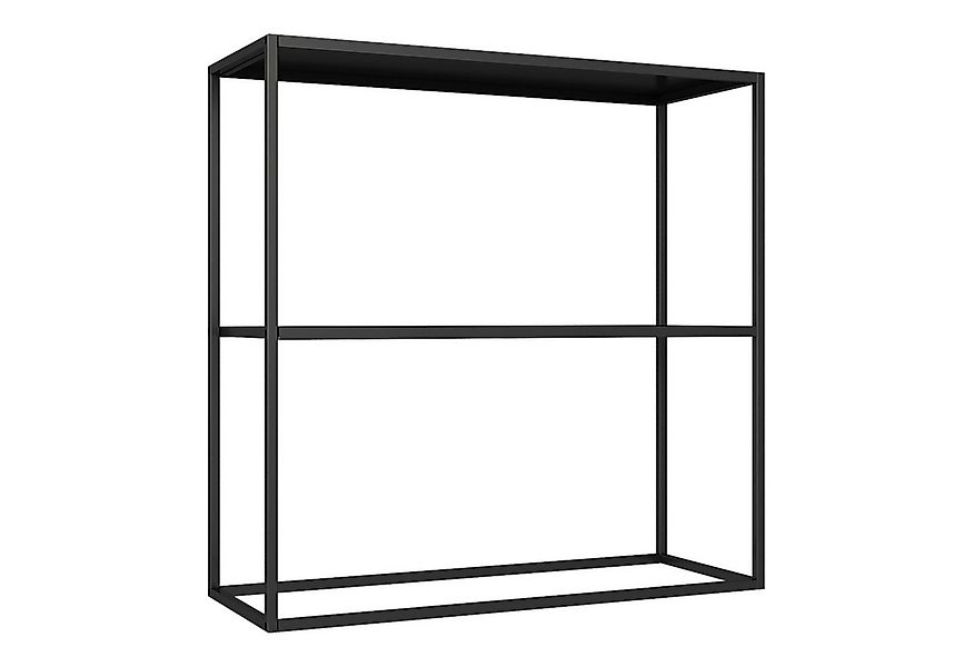 en.casa Konsolentisch, Strömstad Konsolentisch 80x79,5x26cm Schwarz, matt günstig online kaufen