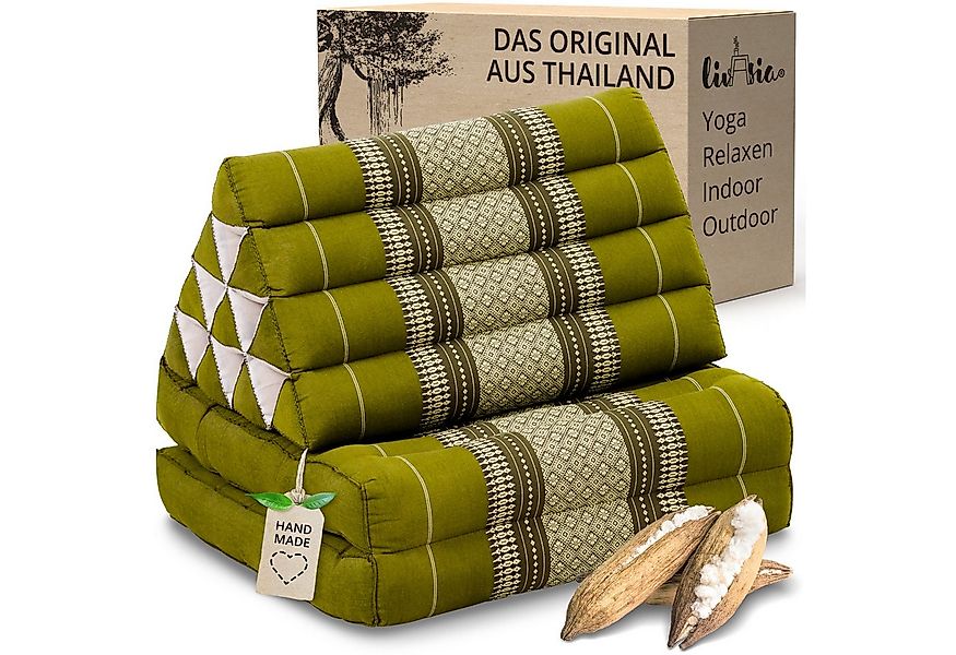 livasia Sitzsack Thaikissen 2 Auflagen, vegan und handgefertigt, 120x50x8cm günstig online kaufen