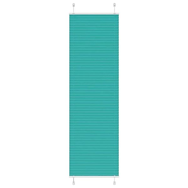 vidaXL Plissee Petrolgrün 60x200 cm Stoffbreite 59,4 cm Polyester 4015407 günstig online kaufen