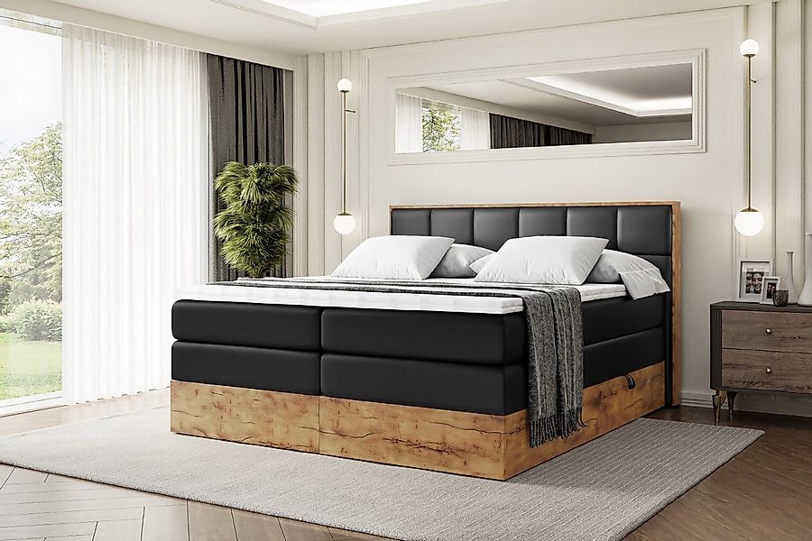 ALTDECOR Boxspringbett LOLLI7 KING (Multipocket-Matratze H4, günstig online kaufen