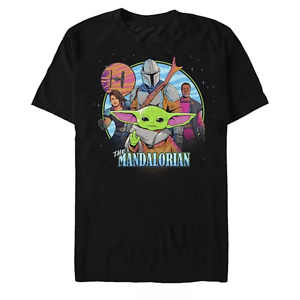 Star Wars - The Mandalorian - Gruppe Flouro Mando - Männer T-Shirt günstig online kaufen