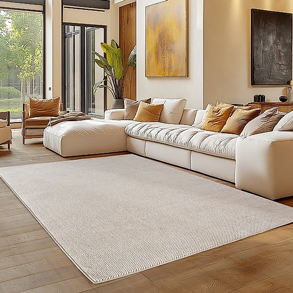 Carpettex Designteppich Einfarbig Boucle Loop, Rechteckig, günstig online kaufen