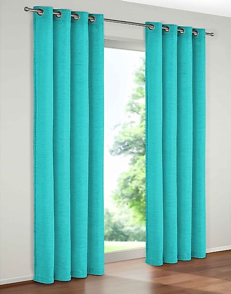 Wirth Vorhang "Trondheim 328 g/m²" Ösen 1 Stk. tlg. günstig online kaufen