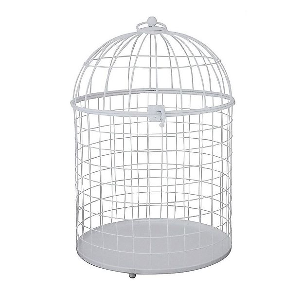 Grafelstein Dekoobjekt Deko-Vogelkäfig HEDWIG weiß aus Metall H38,5cm im mo günstig online kaufen