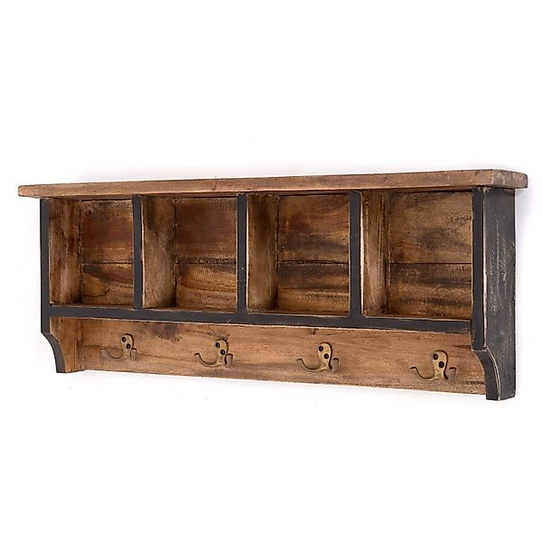 DESIGN DELIGHTS Wandgarderobe RUSTIKALE WANDGARDEROBE mit günstig online kaufen