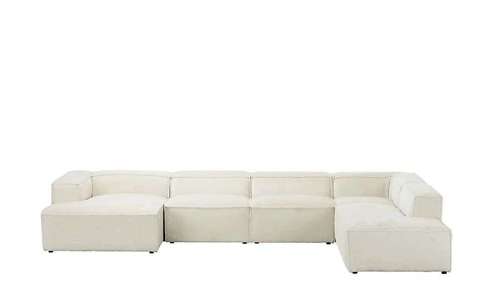 Wohnlandschaft  Relana ¦ creme ¦ Maße (cm): B: 395 H: 69 T: 245.0 Polstermö günstig online kaufen