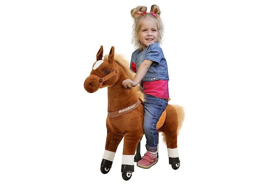 miweba Reitpferd für Kinder Amadeus - Pony mit Rollen, Schaukelpferd, Kinde günstig online kaufen