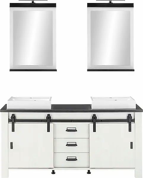 Home affaire Badmöbel-Set »SHERWOOD, Bad im modernen Design, 3-teiliges Bad günstig online kaufen