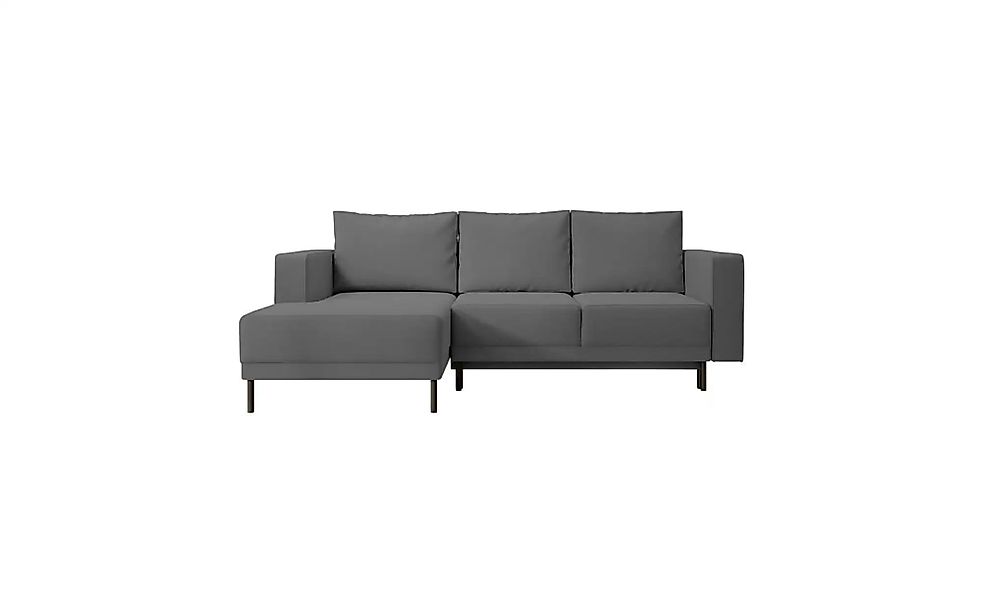 Selsey Ecksofa mit Schlaffunktion Rodario Mini ¦ grau ¦ Maße (cm): B: 241 H günstig online kaufen
