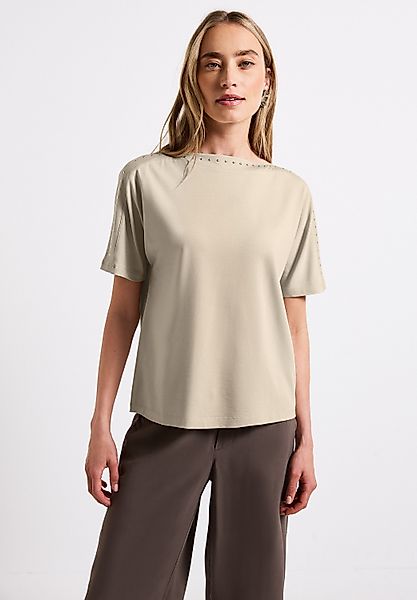 STREET ONE T-Shirt mit Nieten günstig online kaufen