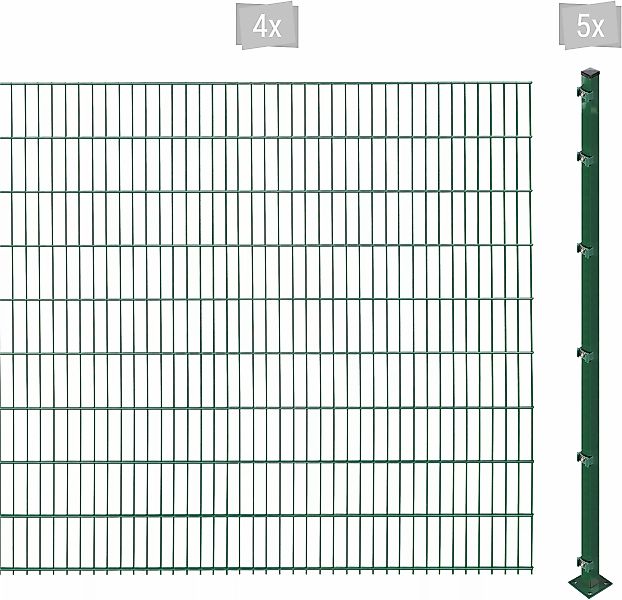 Arvotec Doppelstabmattenzaun "ESSENTIAL 183 zum Aufschrauben", Zaunhöhe 183 günstig online kaufen