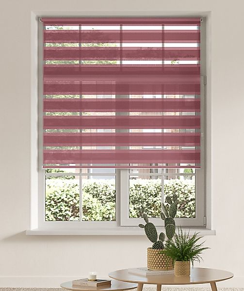 my home Doppelrollo "MARANO" Lichtschutz Sichtschutz  Verdunkelung ohne Boh günstig online kaufen