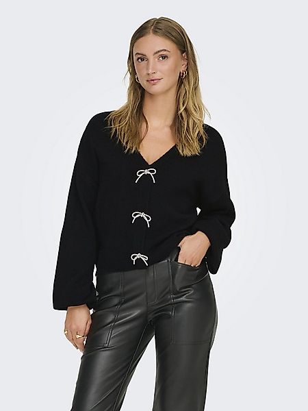 ONLY Strickpullover ONLDONNA LS BOW V-NECK KNT günstig online kaufen