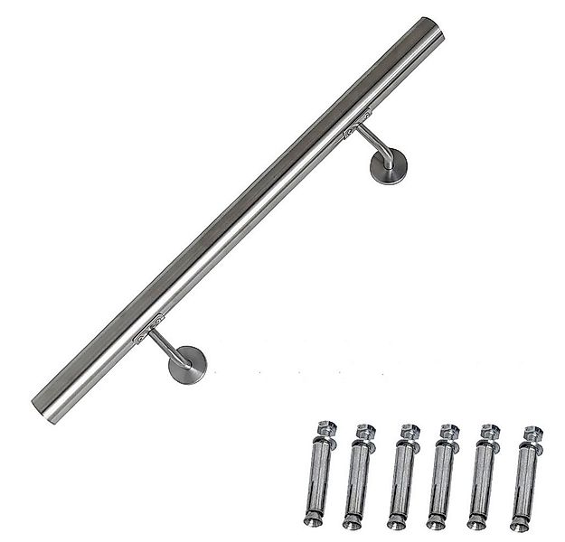Mucola Handlauf Edelstahl Handlauf Wandhandlauf Wand Geländer Treppengeländ günstig online kaufen