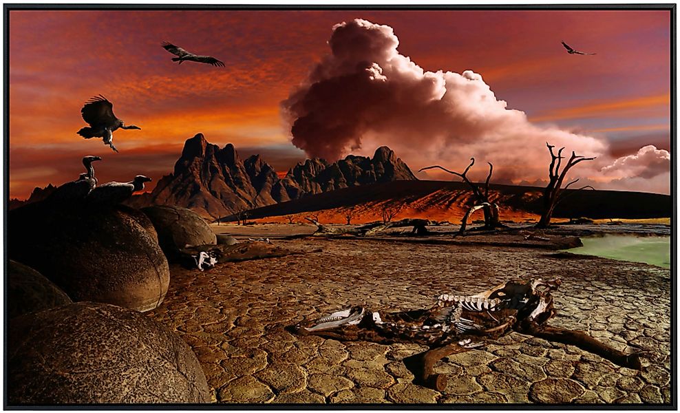 Papermoon Infrarotheizung »Apokalyptische Landschaft«, sehr angenehme Strah günstig online kaufen