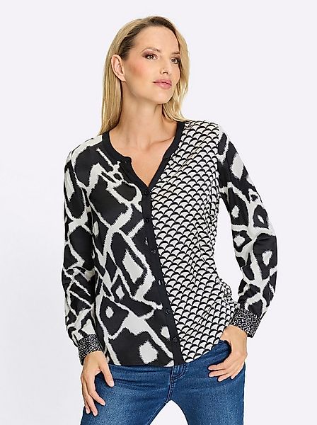heine Klassische Bluse Druckbluse . günstig online kaufen