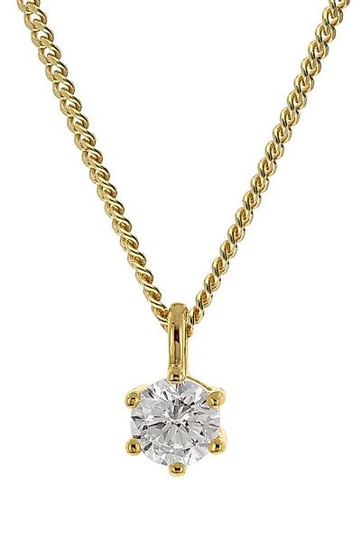 Glizz Panzerkette Lab Grown Diamant-Anhänger 0,50 ct. Gold 333/8K mit günstig online kaufen