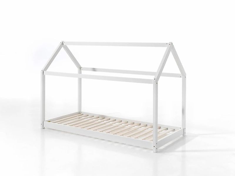 Vipack Kinderbett "Cabane, Kiefer massiv, Made in Europe, inklusive Rolllat günstig online kaufen