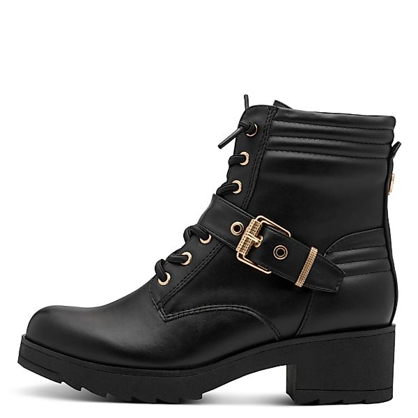 MARCO TOZZI Schnürstiefelette, Blockabsatz, Schnürboots, Herbstboots in veg günstig online kaufen