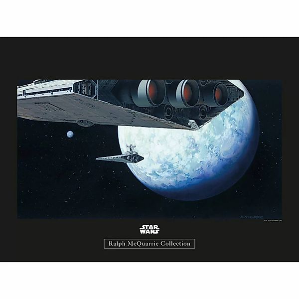 Komar Poster Star Wars Classic RMQ Hoth Orbit Star Wars B/L: ca. 40x30 cm günstig online kaufen