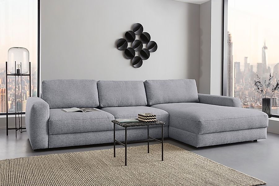 Places of Style Ecksofa "Bloomfield, bequem und elegant, L-Form", wahlweise günstig online kaufen