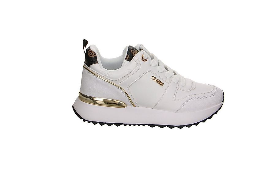 Guess Guess Synthetik Schnürschuhe weiss Schnürschuh günstig online kaufen