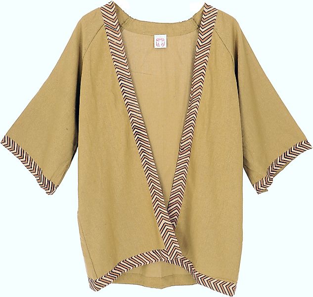 Guru-Shop Kimono Kurzer Kimono, Boho Cardigan, günstig online kaufen