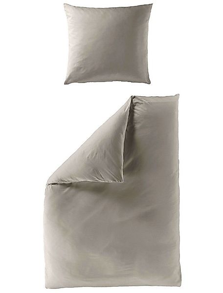 JACK Bettwäsche JACK by Bierbaum Uni Fein Biber Bettwäsche einfarbig Steing günstig online kaufen