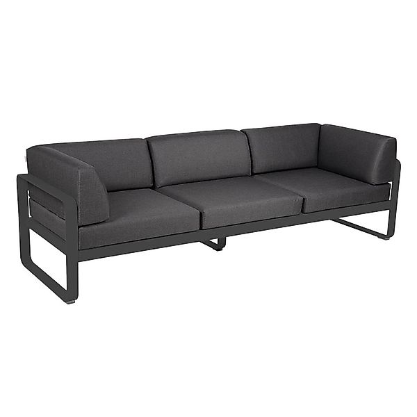 Bellevie 3-Sitzer Club Sofa Outdoor 47 Anthrazit A3 Graphitgrau günstig online kaufen