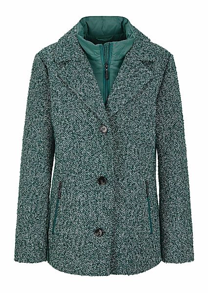 GOLDNER Kurzjacke "Kurzgröße Moderne Wolljacke mit Steppeinsatz" Mit Steppe günstig online kaufen