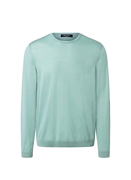 MAERZ Muenchen Strickfleece-Pullover Pullover Rundhals 1/1 Arm günstig online kaufen