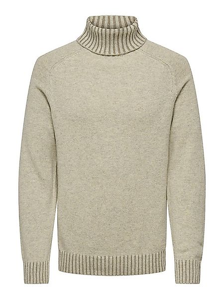 ONLY & SONS Rollkragenpullover - Wool Roll Knit Pullover – Zeitloser Stil u günstig online kaufen