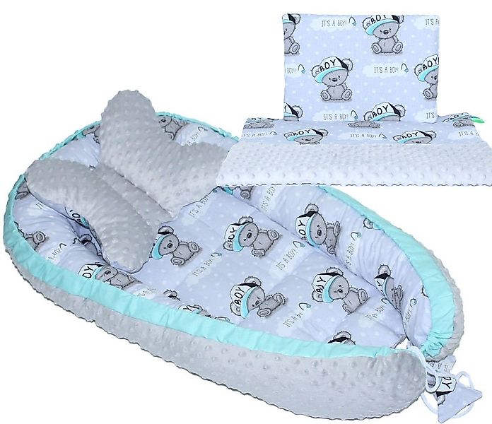 Primawela Bettnestchen Baby MINKY Nestchen Kokon Kuschelnest Kissen Decke S günstig online kaufen