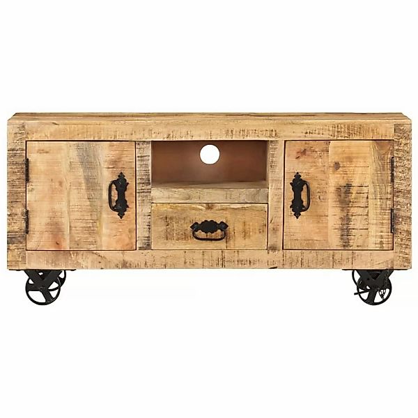 Tv-schrank Raues Mangoholz 120 X 30 X 50 Cm günstig online kaufen