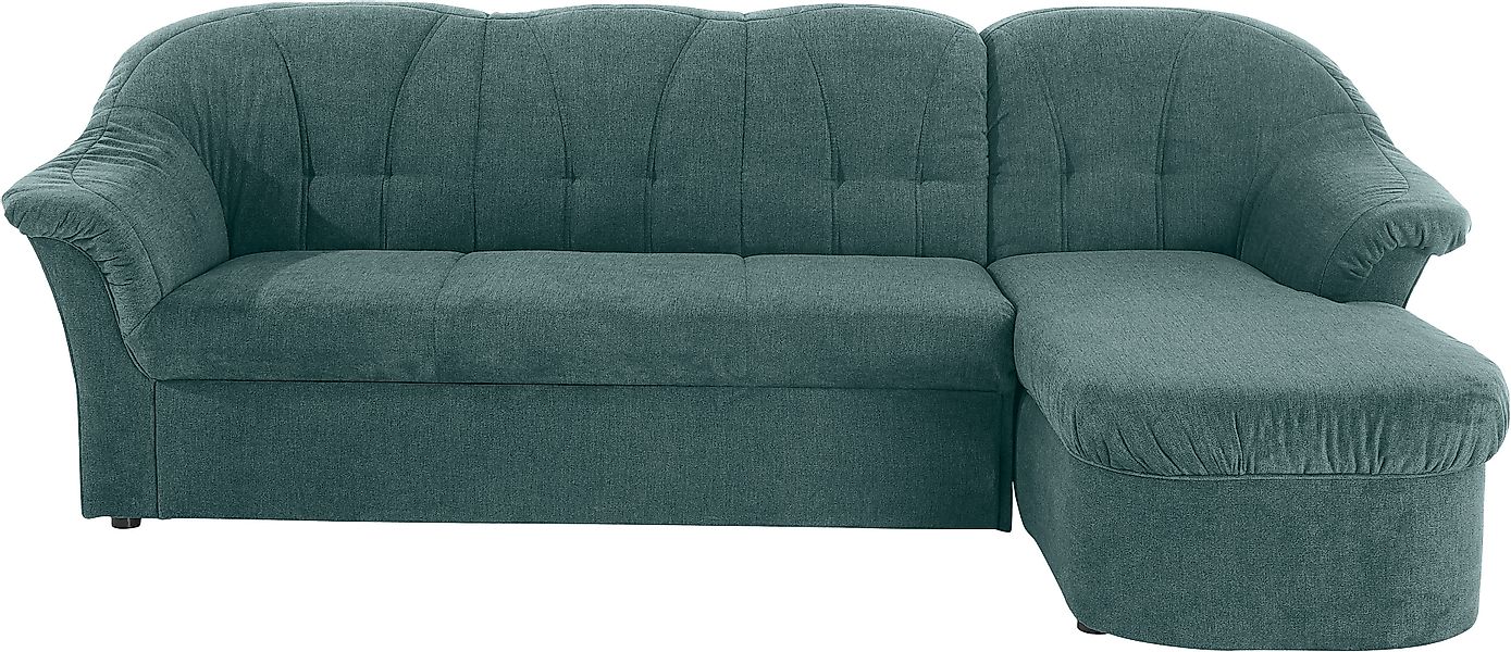 DOMO collection Ecksofa »Pegnitz, elegante Rückensteppung, komfortabel, Bre günstig online kaufen