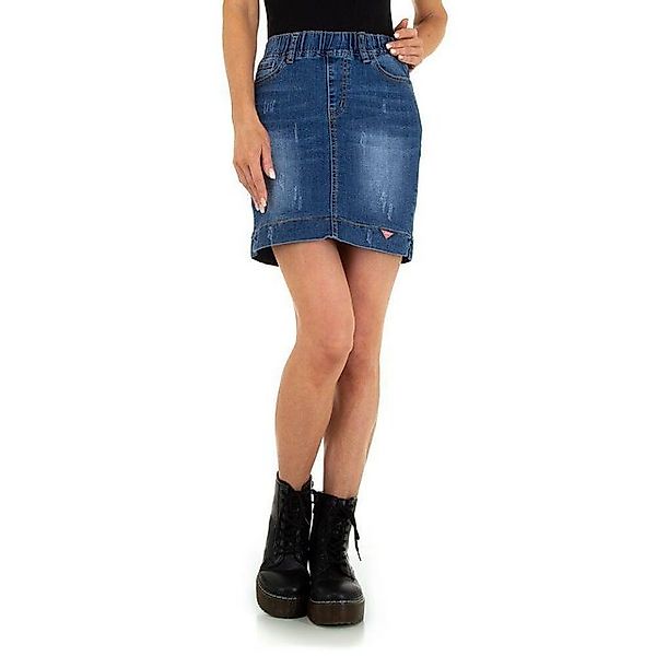 Ital-Design Jeansrock Damen Freizeit (77737804) Destroyed-Look Jeansrock in günstig online kaufen