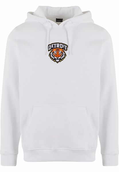 MisterTee Kapuzensweatshirt "MisterTee Detroit Tiger Head Hoody" 1 Stk. tlg günstig online kaufen
