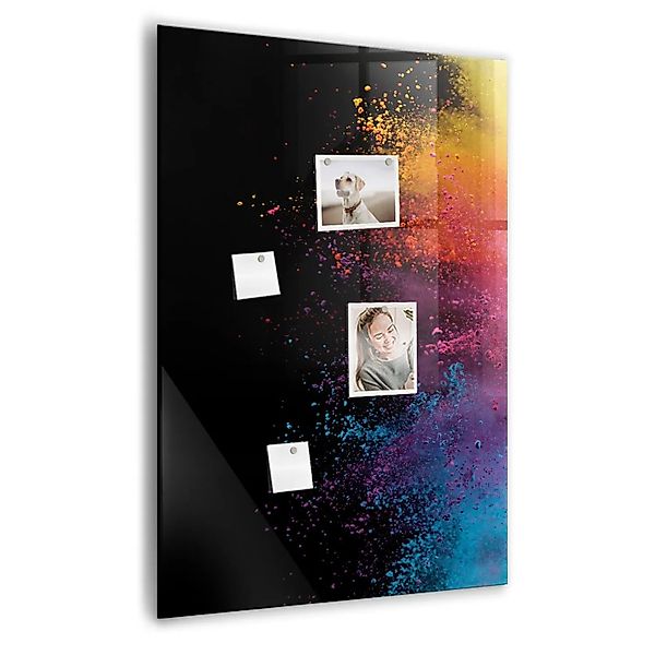 Tulup Magnetische Glastafel Farbpulver 70x100 cm Magnettafel Mit Marker Bes günstig online kaufen