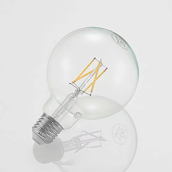 LED-Lampe E27 4W 2.700K G95 Globe, Filament, klar günstig online kaufen