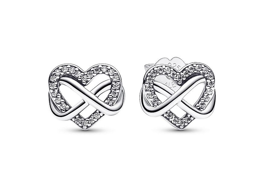 Pandora Paar Ohrstecker Funkelndes Unendlichkeits-Silber günstig online kaufen