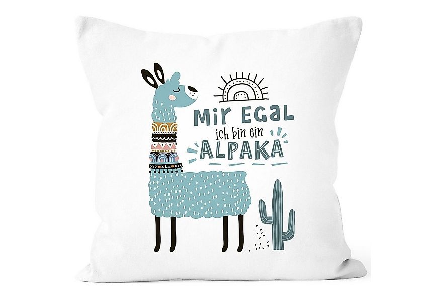 SpecialMe Dekokissen Kissen-Bezug Mir egal ich bin ein Alpaka - Alpaka-Moti günstig online kaufen