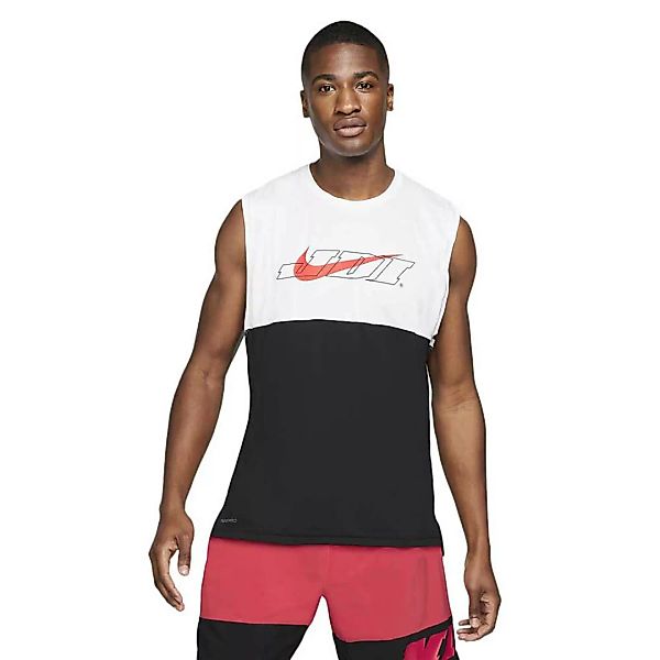 Nike Pro Dri Fit Sport Clash Graphic Ärmelloses T-shirt XL White / Bright C günstig online kaufen