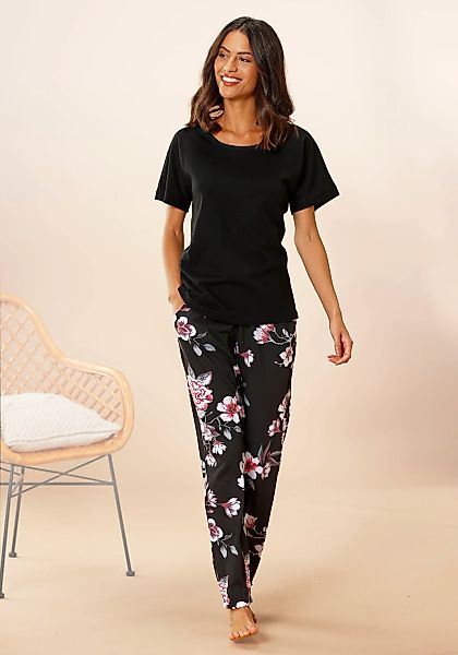 Vivance Dreams Pyjama 2-teilig, 2 mit Blumendruck günstig online kaufen
