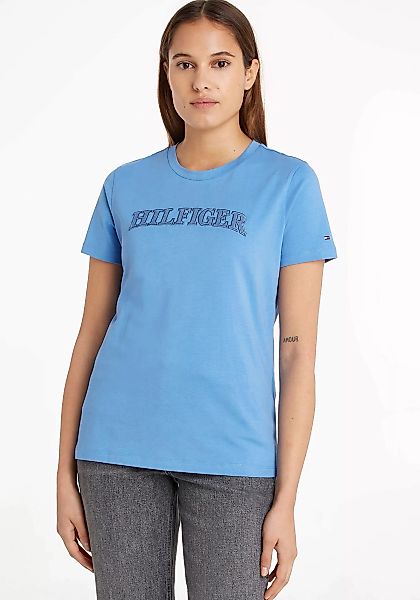 Tommy Hilfiger T-Shirt REG TONAL HILFIGER C-NK SS mit Tommy Hilfiger Marken günstig online kaufen