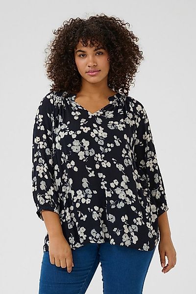 KAFFE Curve Langarmbluse Langarm-Bluse KCtrine Große Größen günstig online kaufen